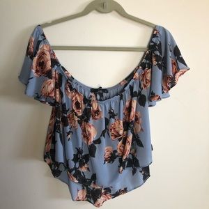 Off The Shoulder Rose Top